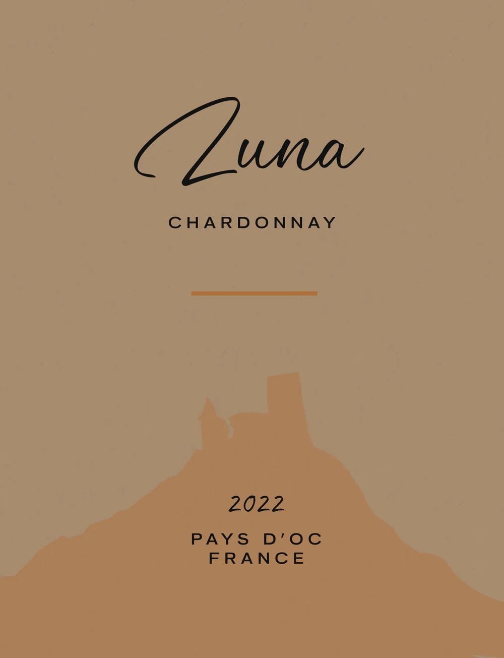Luna Chardonnay label