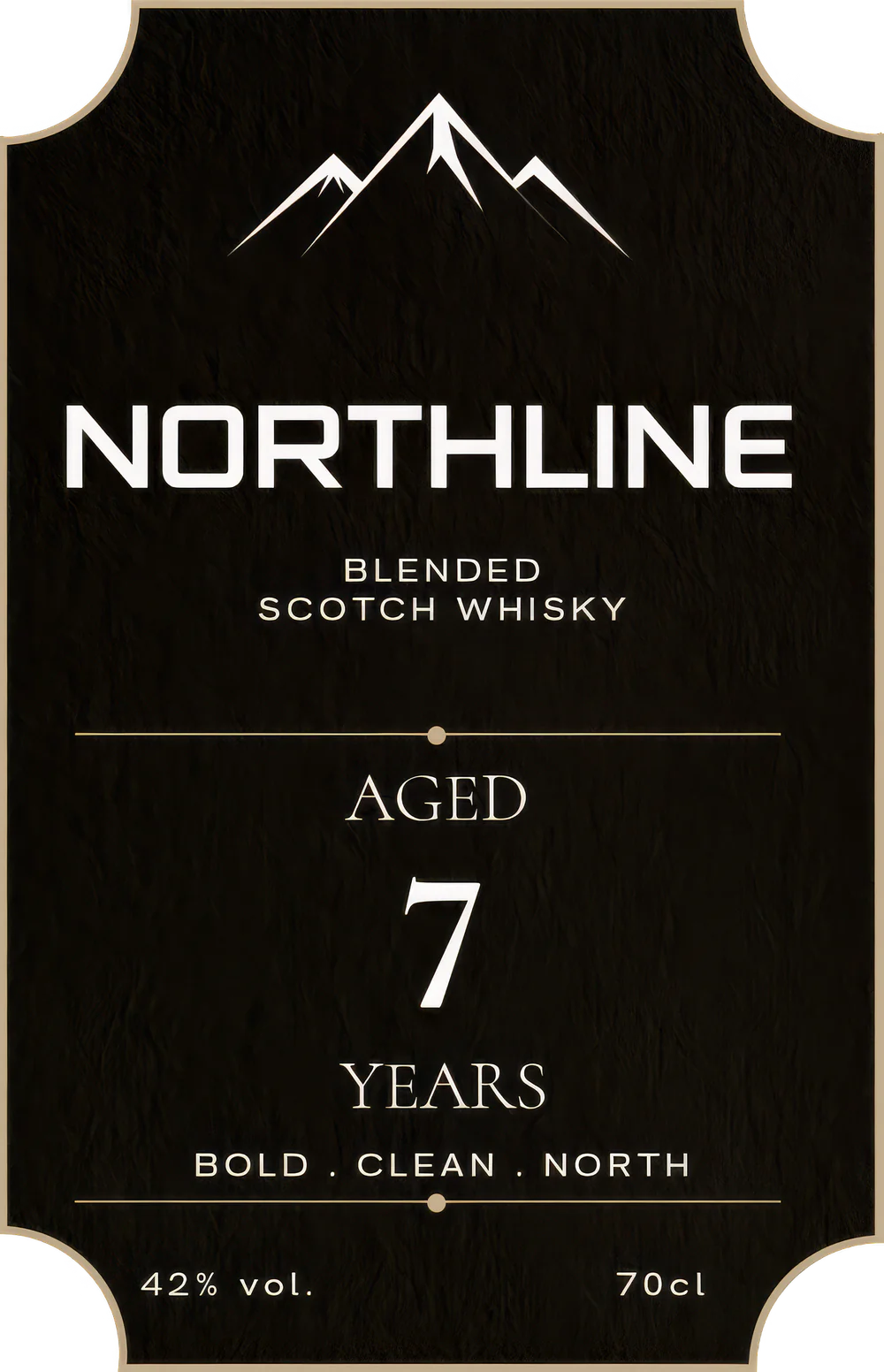 Northline Scotch whisky label
