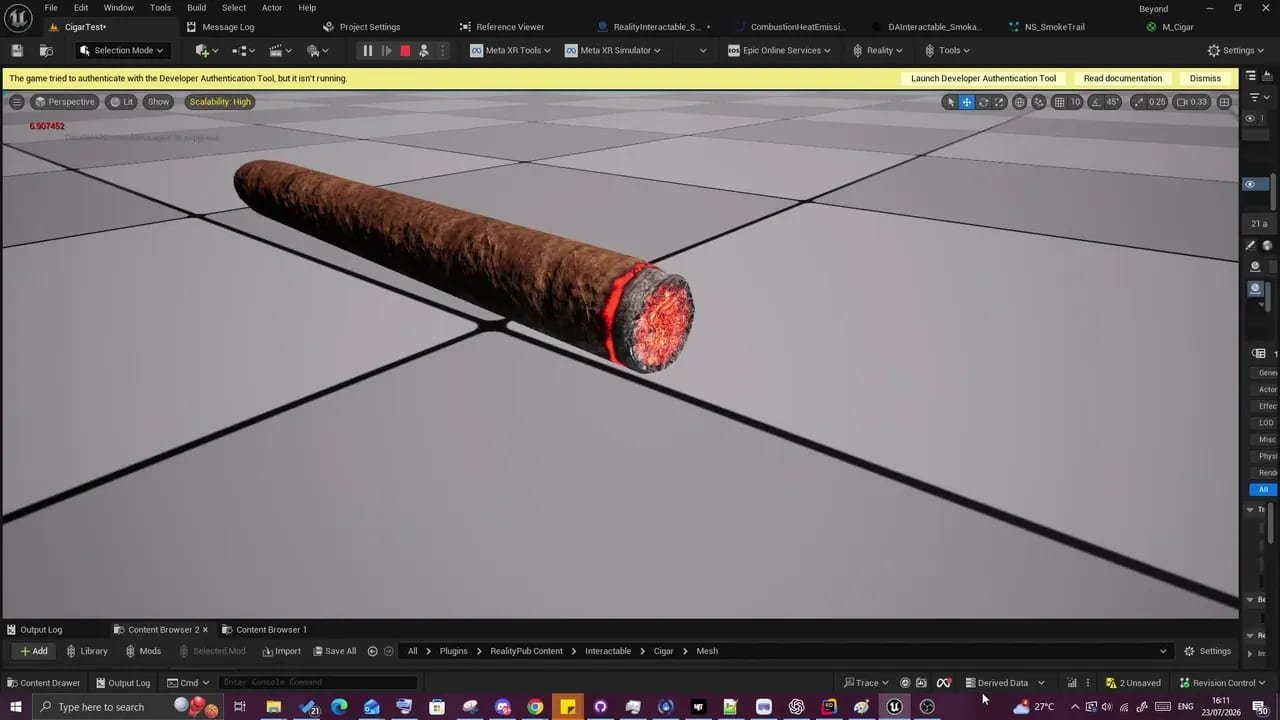 Combustion system demonstration