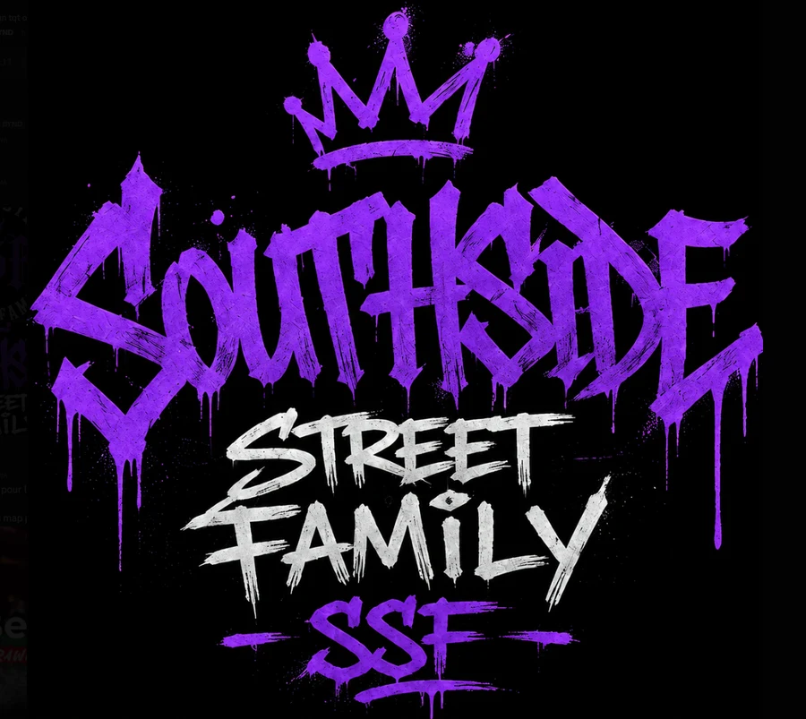 Handwritten Southside Street Family emblem