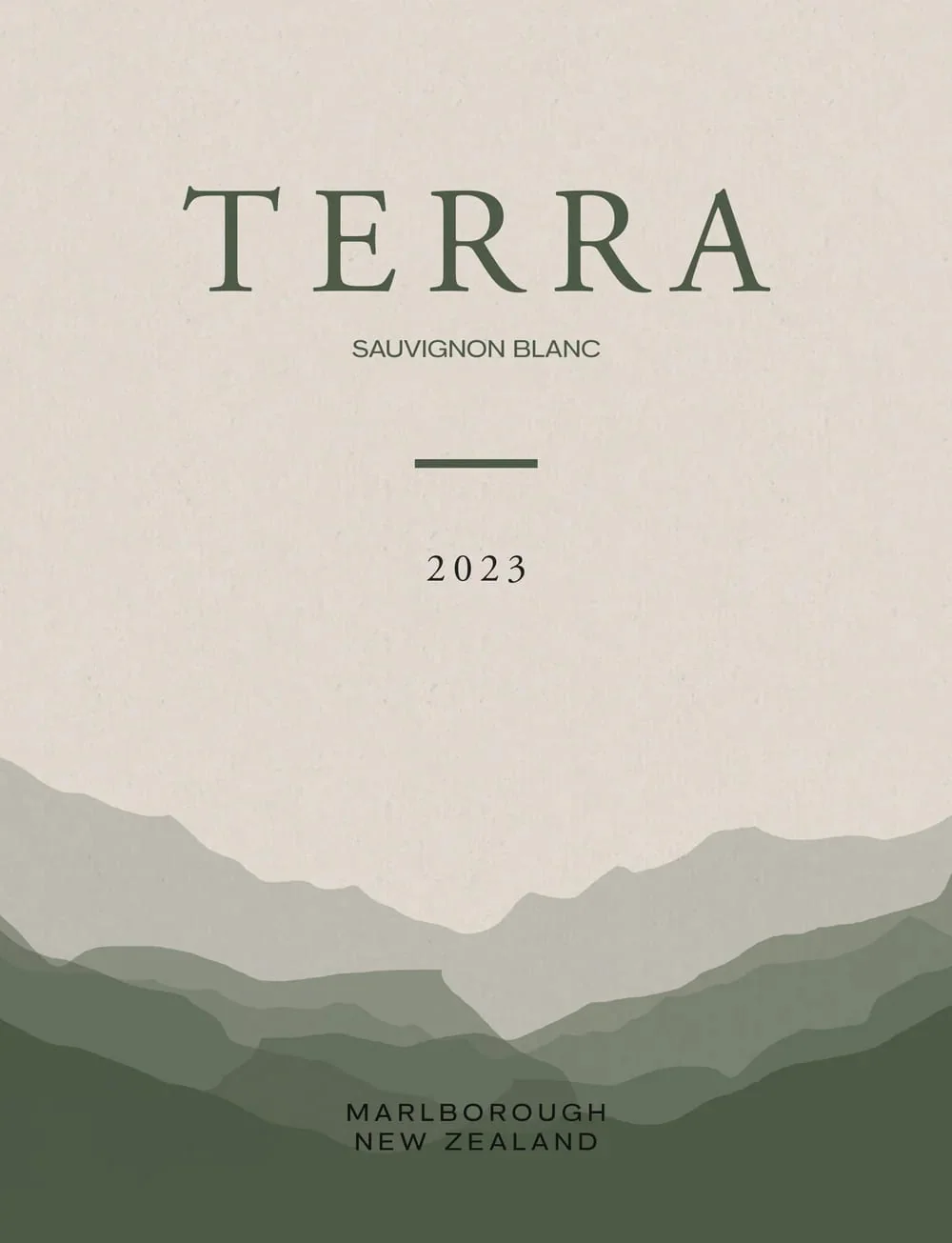 Terra Sauvignon blanc label