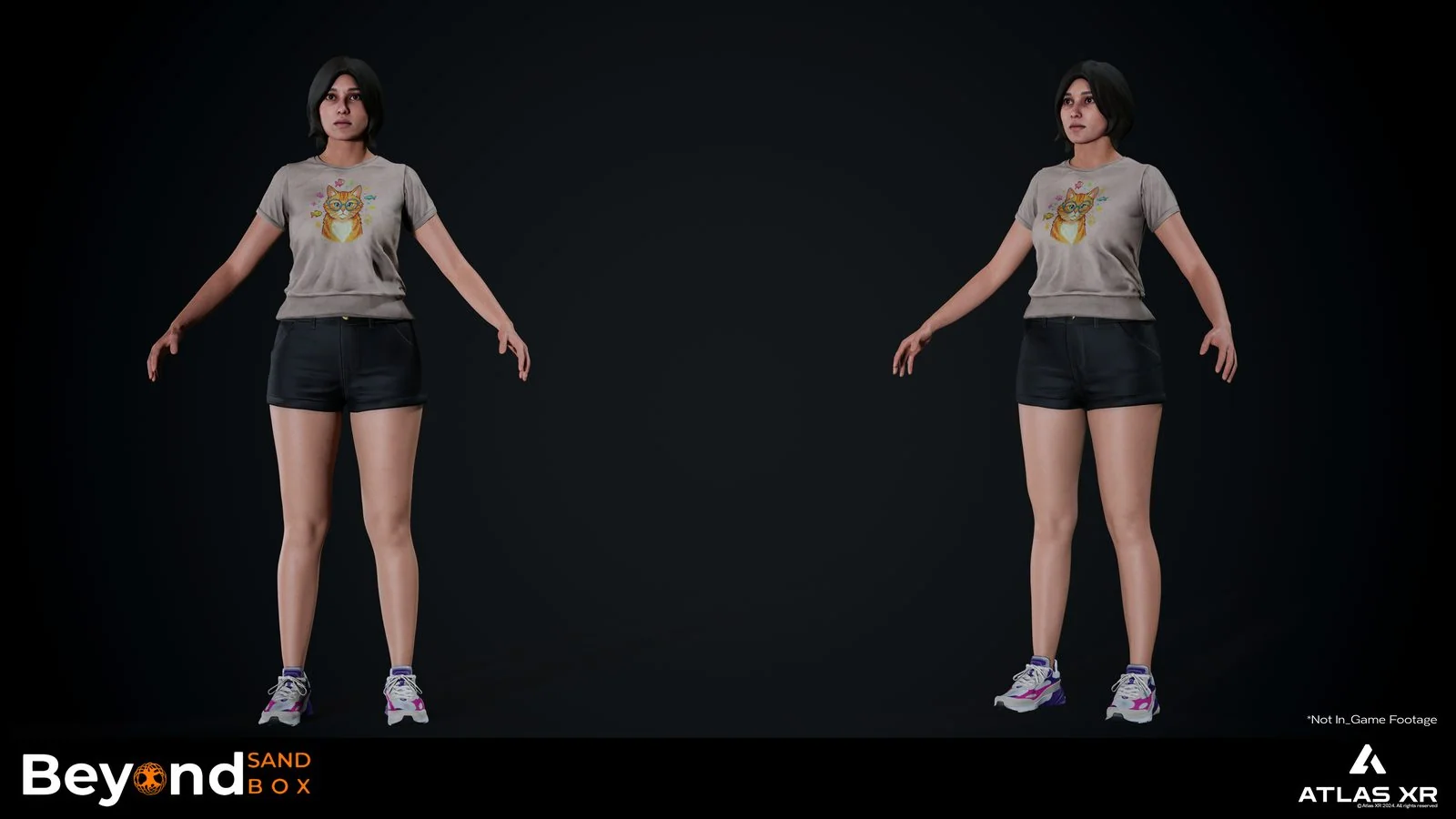 Beyond Sandbox Jess character render